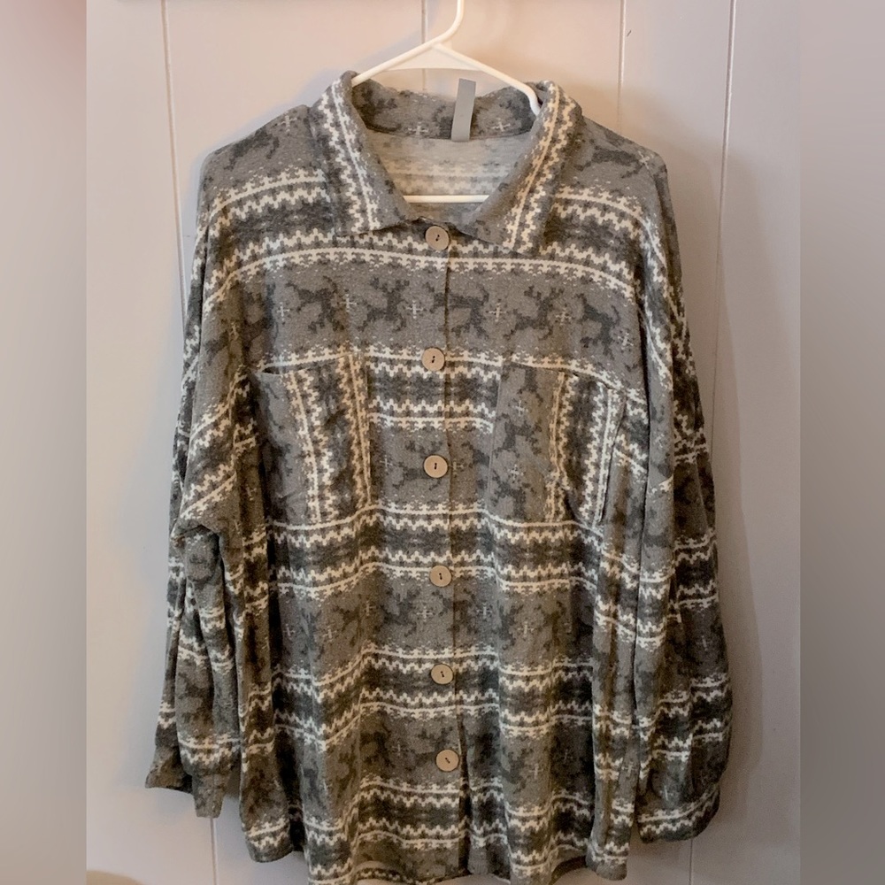 Honeyme Soft Button Down , size XXL